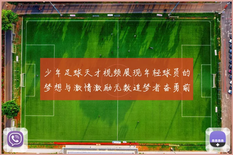 少年足球天才视频展现年轻球员的梦想与激情激励无数追梦者奋勇前行